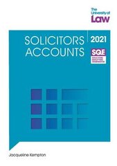 SQE - Solicitors Accounts цена и информация | Книги по экономике | pigu.lt