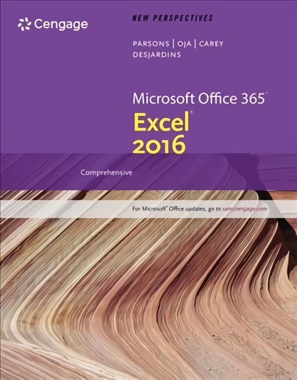 New Perspectives Microsoft (R) Office 365 & Excel 2016: Introductory kaina ir informacija | Ekonomikos knygos | pigu.lt