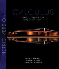 Single Variable Calculus: Early Transcendentals, Metric Edition 9th edition kaina ir informacija | Ekonomikos knygos | pigu.lt