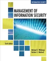 Management of Information Security 6th edition цена и информация | Книги по экономике | pigu.lt
