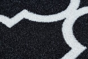 Rugsx ковровая дорожка Maroko 30350, чёрная, 57 cм цена и информация | Ковры | pigu.lt