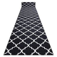 Rugsx ковровая дорожка Maroko 30350, чёрная, 57 cм цена и информация | Ковры | pigu.lt