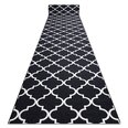 Rugsx ковровая дорожка Maroko 30350, чёрная, 80 cм