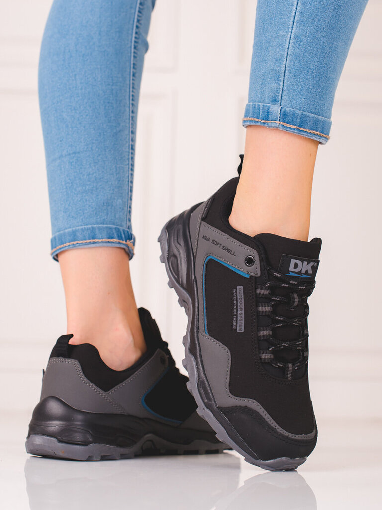 Sportiniai batai moterims DK, juodi kaina ir informacija | Sportiniai bateliai, kedai moterims | pigu.lt