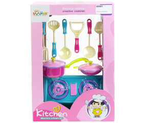 Набор детской посуды Sunmir Toys, 9 элементов цена и информация | Игрушки для девочек | pigu.lt