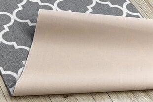 Rugsx ковровая дорожка Trellis 30352, серая, 67 см цена и информация | Ковры | pigu.lt