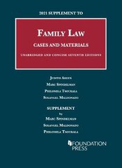 2021 Supplement to Family Law, Cases and Materials, Unabridged and Concise 7th Revised edition цена и информация | Книги по социальным наукам | pigu.lt