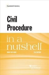 Civil Procedure in a Nutshell 8th Revised edition kaina ir informacija | Ekonomikos knygos | pigu.lt
