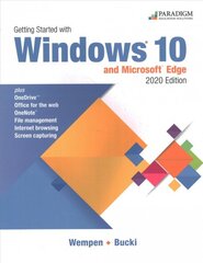 Getting Started with Windows 10 and Microsoft Edge, 2020 Edition: Text цена и информация | Книги по экономике | pigu.lt
