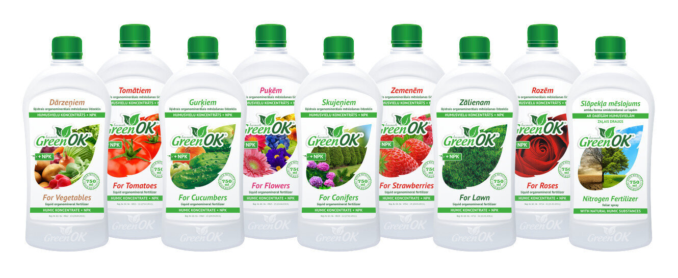 POMIDORŲ BIO+NPK TRĄŠOS GreenOK 750 ml kaina ir informacija | Skystos trąšos | pigu.lt