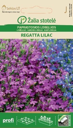 Paprastosios lobelijos Regatta Lilac цена и информация | Gėlių sėklos | pigu.lt