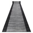 Rugsx ковровая дорожка Streifen, антрацит, 57 см