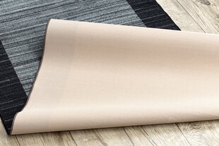 Rugsx ковровая дорожка Streifen, антрацит, 120 см цена и информация | Ковры | pigu.lt