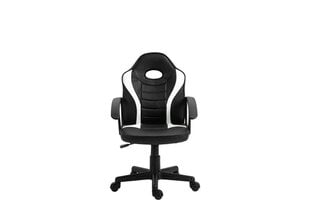 Игровое кресло Flix, черный/белый цвет цена и информация | Офисные кресла | pigu.lt