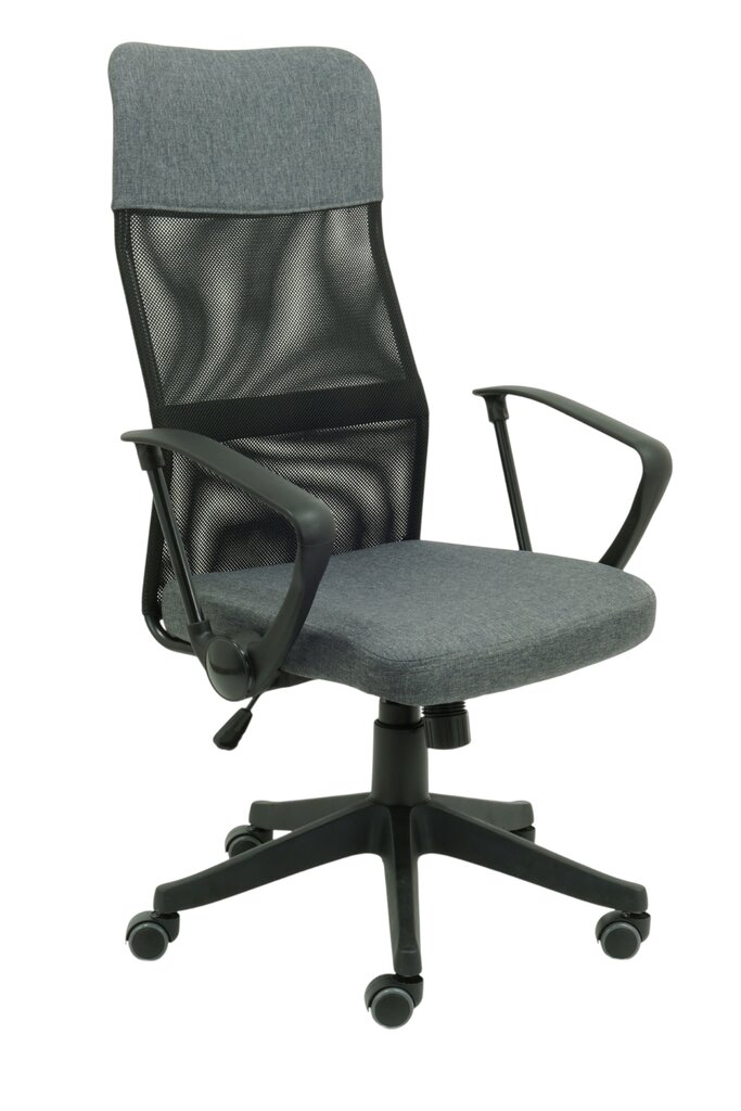 Biuro kėdė Prima, pilka/juoda kaina ir informacija | Biuro kėdės | pigu.lt