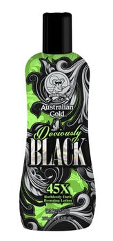 Soliariumo įdegio losjonas Australian Gold Deviously Black 250 ml kaina ir informacija | Soliariumo kremai | pigu.lt