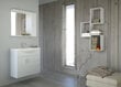 Apatinė vonios spintelė su praustuvu Eternal 85 cm, balta цена и информация | Vonios spintelės | pigu.lt