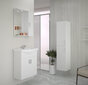 Aukšta vonios spintelė Eternal, balta цена и информация | Vonios spintelės | pigu.lt