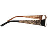 Skaitymo akinių komplektas su dėklu, rudas kaina ir informacija | Akiniai | pigu.lt