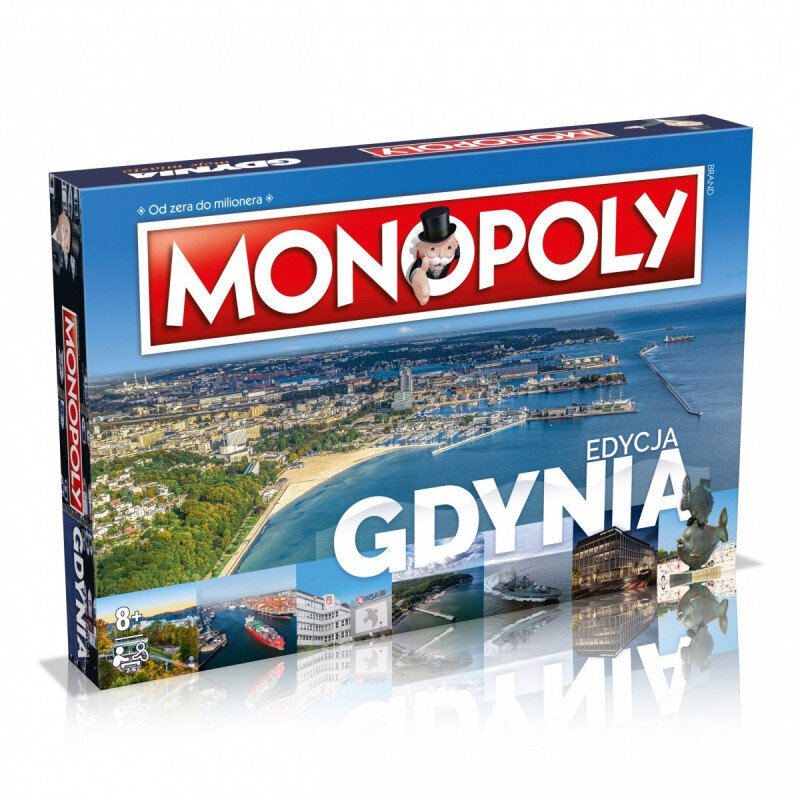 Stalo žaidimas Winning Moves Monopoly Gdynia, PL kaina ir informacija | Stalo žaidimai, galvosūkiai | pigu.lt