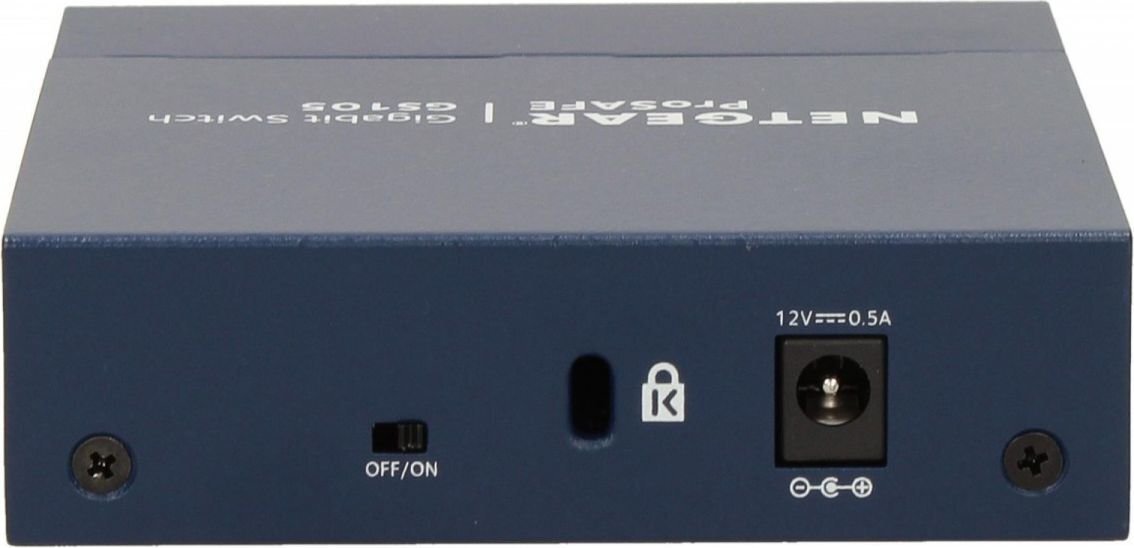 Netgear ProSafe Plus GS105 (5 x Gigabit Ethernet/Fast Ethernet/Ethernet, Desktop, Auto-sensing per port) цена и информация | Komutatoriai (Switch) | pigu.lt