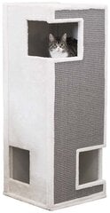 Draskyklė - bokštas Trixie Gerardo, 38x100 cm, pilkas/baltas kaina ir informacija | Draskyklės | pigu.lt