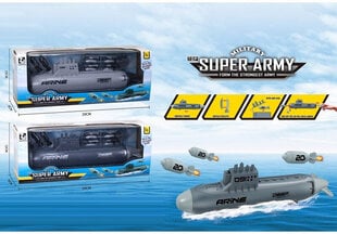 Povandeninis kovinis laivas su šaudančiomis torpedomis Super Army Trifox kaina ir informacija | Žaislai berniukams | pigu.lt