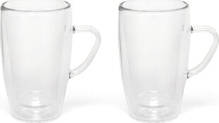 Fissman набор чашек с двойными стенками, 350 мл цена и информация | Стаканы, фужеры, кувшины | pigu.lt