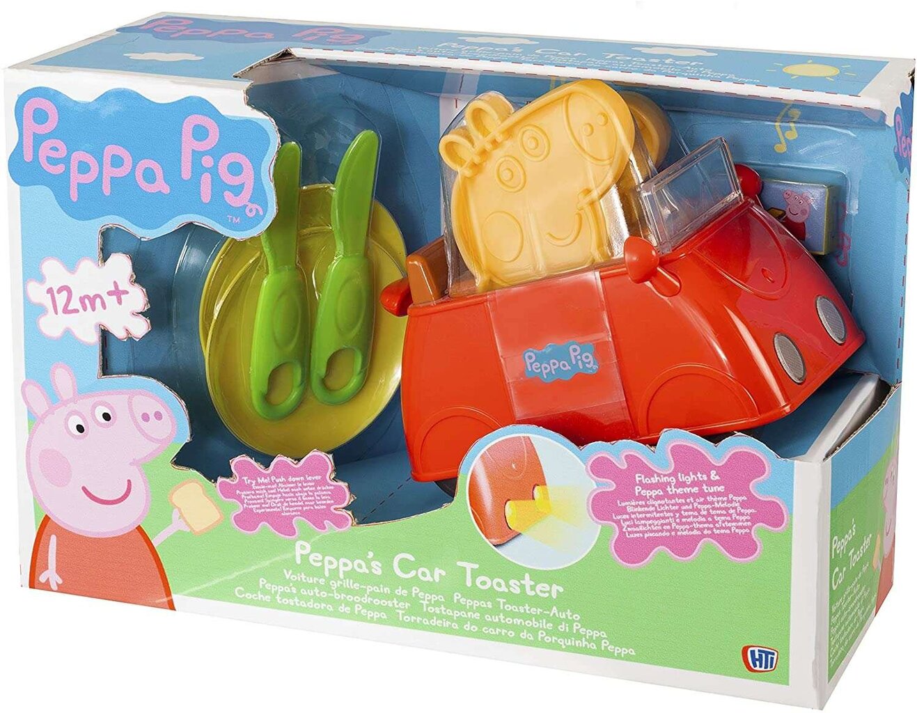Automatinis skrudintuvas Peppa Pig HTI su šviesa ir garsu kaina ir informacija | Žaislai mergaitėms | pigu.lt