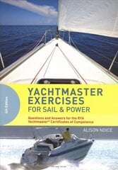 Yachtmaster Exercises for Sail and Power: Questions and Answers for the RYA Yachtmaster (R) Certificates of Competence 4th edition kaina ir informacija | Knygos apie sveiką gyvenseną ir mitybą | pigu.lt