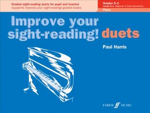 Improve your sight-reading! Piano Duets Grades 0-1 kaina ir informacija | Knygos apie meną | pigu.lt