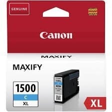 Canon PGI-1500XL, žydra kaina ir informacija | Kasetės rašaliniams spausdintuvams | pigu.lt