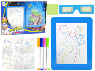 Светящаяся доска для письма и рисования, синяя цена и информация | Развивающие игрушки | pigu.lt
