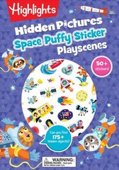 Space Hidden Pictures Puffy Sticker Playscenes цена и информация | Книги для малышей | pigu.lt