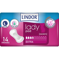 Прокладки от протекания Lindor Lady Pad 14 штук цена и информация | Тампоны, гигиенические прокладки для критических дней, ежедневные прокладки | pigu.lt