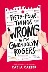 Fifty-Four Things Wrong with Gwendolyn Rogers цена и информация | Книги для подростков  | pigu.lt