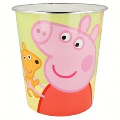 Peppa Pig šiukšliadėžė, 22.5x21 cm цена и информация | Мусорные баки | pigu.lt