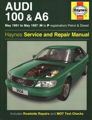 Audi 100 & A6 Owner's Workshop Manual kaina ir informacija | Kelionių vadovai, aprašymai | pigu.lt
