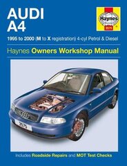 Audi A4 Owners Workshop Manual: 95-00 kaina ir informacija | Kelionių vadovai, aprašymai | pigu.lt