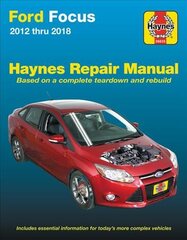 Ford Focus 2012 Thru 2018 Haynes Repair Manual: 2012 Thru 2014 - Based on a Complete Teardown and Rebuild kaina ir informacija | Kelionių vadovai, aprašymai | pigu.lt