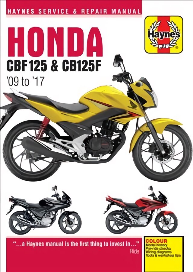 Honda CBF125 & CB125F ('09 To '17) kaina ir informacija | Kelionių vadovai, aprašymai | pigu.lt