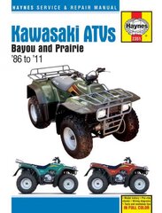 Kawasaki Bayou & Prarie ATVs (86 - 11): 1986 - 2011 цена и информация | Путеводители, путешествия | pigu.lt