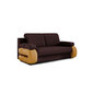 Sofa NORE Laura, ruda/geltona цена и информация | Sofos | pigu.lt