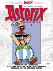 Asterix: Asterix Omnibus 4: Asterix The Legionary, Asterix and The Chieftain's Shield, Asterix at The Olympic Games, 4 цена и информация | Книги для подростков  | pigu.lt