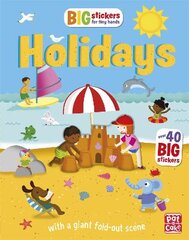 Big Stickers for Tiny Hands: Holidays: With scenes, activities and a giant fold-out picture цена и информация | Книги для малышей | pigu.lt