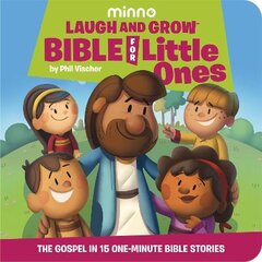 Laugh and Grow Bible for Little Ones: The Gospel in 15 One-Minute Bible Stories kaina ir informacija | Dvasinės knygos | pigu.lt