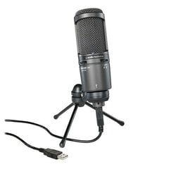 Kardioidinis kondensatorinis mikrofonas Audio Technica AT2020USB+ kaina ir informacija | Mikrofonai | pigu.lt