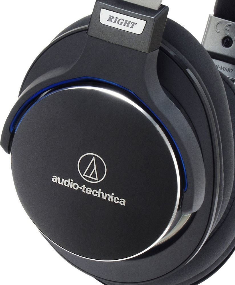 Audio Technica ATH-MSR7BK SonicPro™ su mikrofonu, Juodos kaina ir informacija | Ausinės | pigu.lt