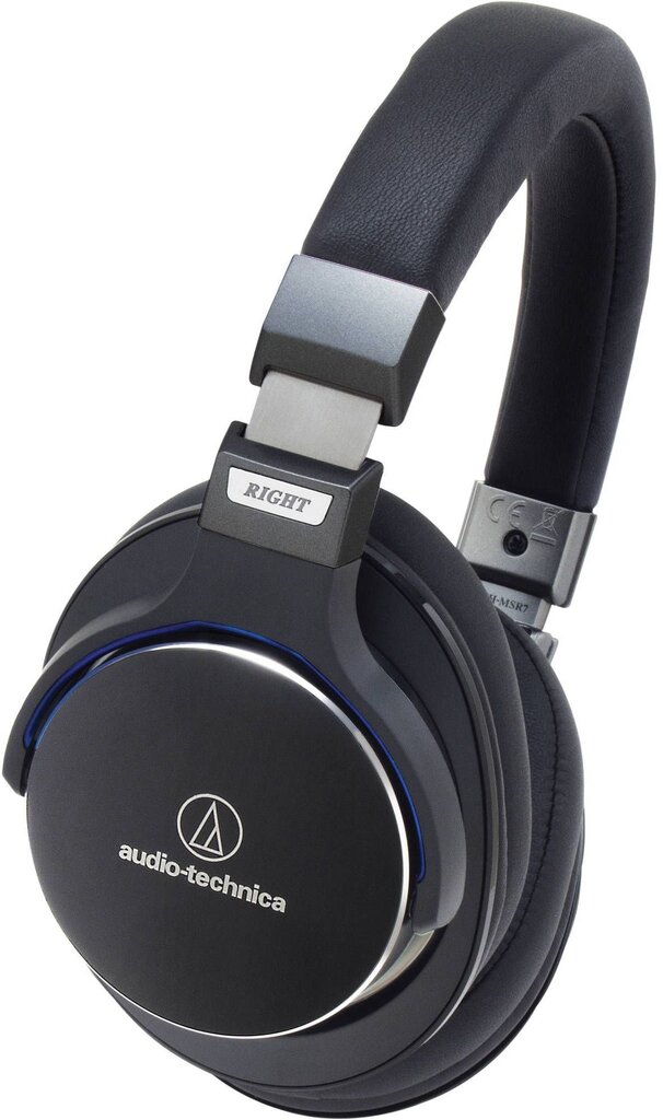 Audio Technica ATH-MSR7BK SonicPro™ su mikrofonu, Juodos kaina ir informacija | Ausinės | pigu.lt