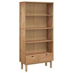 Книжный шкаф, коричневый цена и информация | Шкафы | pigu.lt